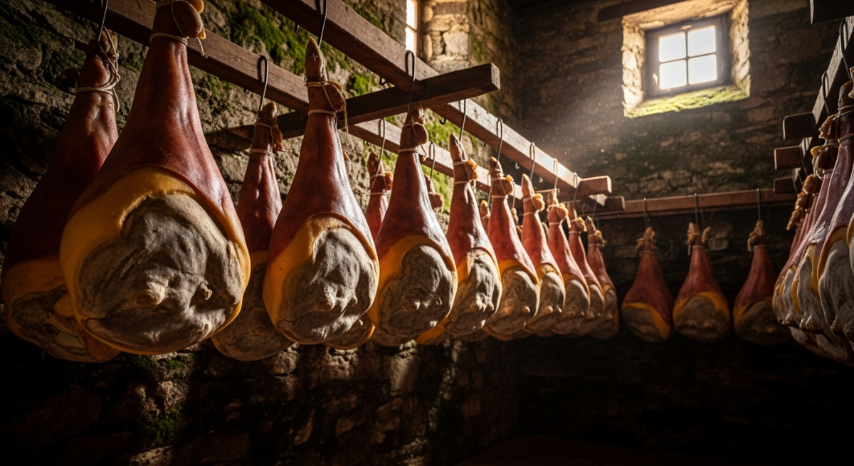 Stagionatura del Prosciutto Crudo: Tempo, Aria e Sapere